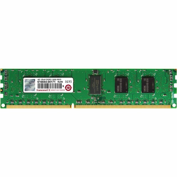 Transcend Information Ddr3 Sdram - 4 Gb - Dimm - 1600 Mhz - Ecc - 1.5 V TS512MKR72V6H